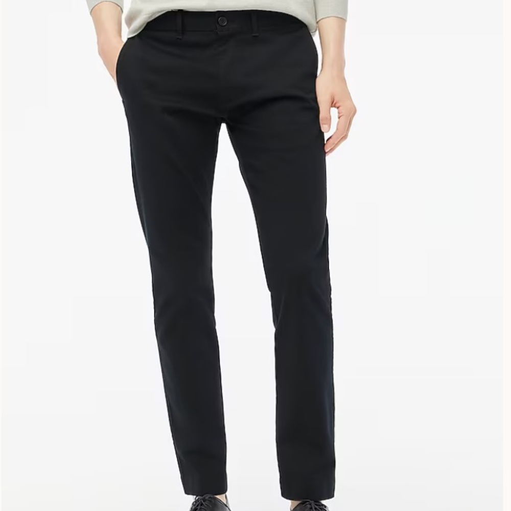 J. Crew Stretch Men’s Slim-Fit Flex Chino Pant size 30x32 in black